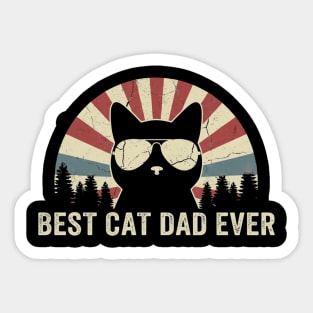 Best Cat Dad Ever Sticker